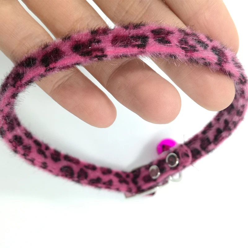 1pc Leopard Print Chats Collier Animaux 4 colors Cute Collars For Cats Pet Cat Tie Necklace Adjustable Chat | Дом и сад