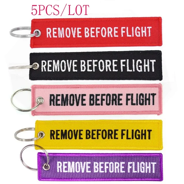 3pc 3 шт./лот remove Before Flight цепочка для ключей тканые письмо брелок красные брелки в виде Авиации Теги OEM брелок цепи ярлык безопасности ювелирных изделий - Цвет: 3pc