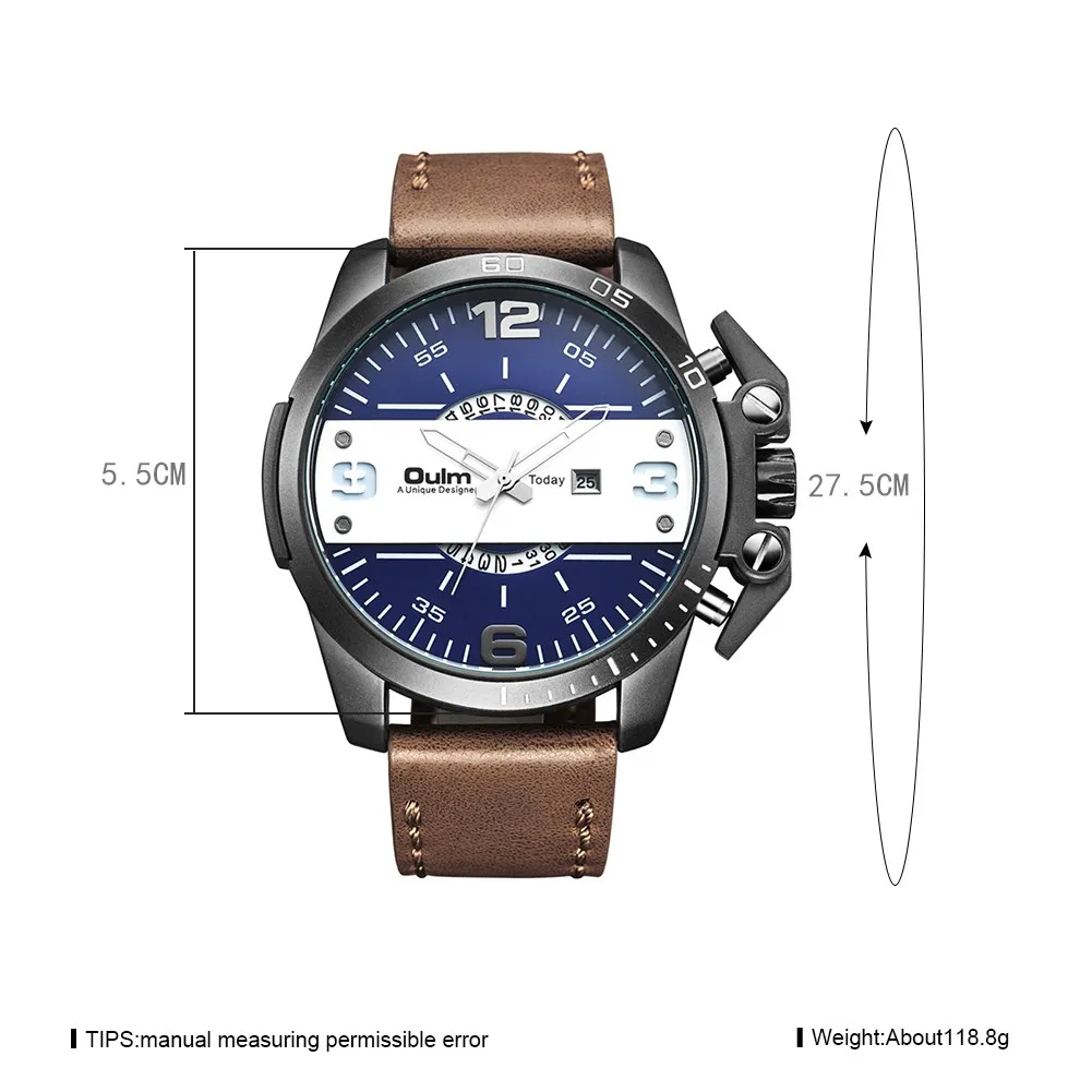 VH 2017 Повседневные часы Для мужчин Дата человек Наручные Reloj Hombre кожаный ремешок