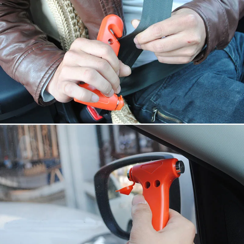 1 шт. безопасности автомобиля молоток многофункциональный аварийного выживания