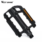 WEST BIKING велосипедные педали, легкие дорожные, горные, велосипедные, спортивные, Нескользящие подшипники, педали, велосипедные педали