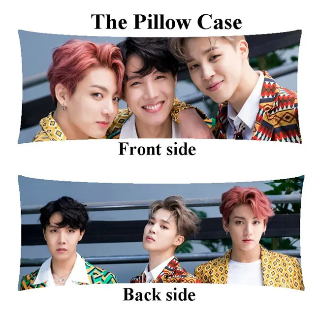 PillowCase Bangtan мальчики длинная наволочка kpop Jimin домашняя девушка только тело наволочка на заказ - Цвет: PillowCase