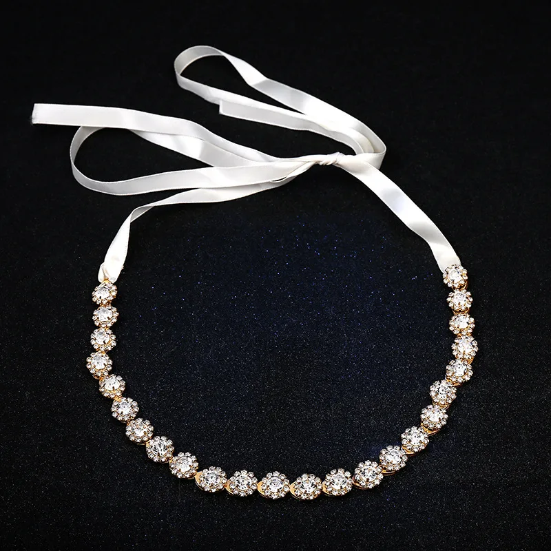 SLBRIDAL Gorgeous Rhinestone Crystal Wedding Headband Bridal Headpieces Hair accessories Bridesmaids Fashion Daily Women Jewelry | Украшения