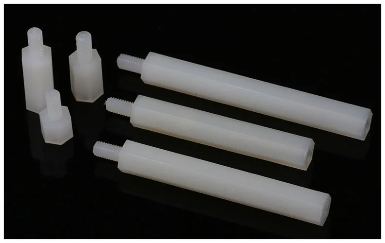 Нейлоновая стойка-распорка для материнской платы 100 шт./упаковка M3 + 6 мм с резьбой