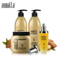 4pcs armalla 500ml profissional natural shampoo500ml deep conditioner500ml morocco argan oil for hair mask100ml argan oil set