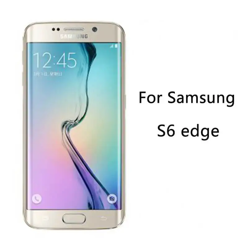 For Samsung S6 edge Для samsung S9 S8Plus S7Edge Note9 Note8 S6Edge полноразмерная Защитная пленка для экрана изогнутая крышка стеклянная Защитная пленка для экрана сотового телефона - Цвет: For Samsung S6 edge