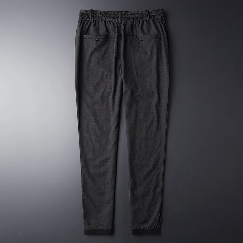 Мужские дышащие брюки Minglu повседневные спортивные штаны размеры 4xl роскошное