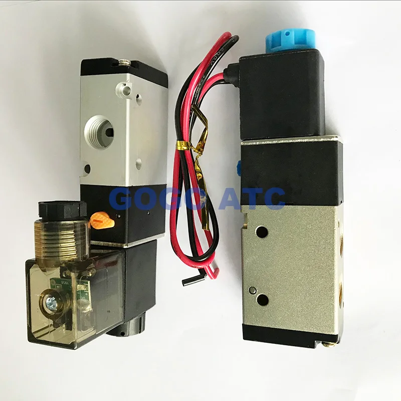 GOGO пневматический Соленоидный клапан 3V110 06 M5 порт 1/8 &quotBSP 12V DC 3/2 управления как