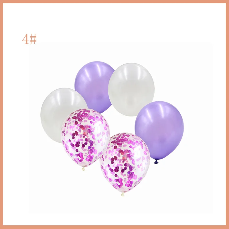 6 шт./партия 12 дюймов цвета шампанского золото розовое латексные воздушные шары