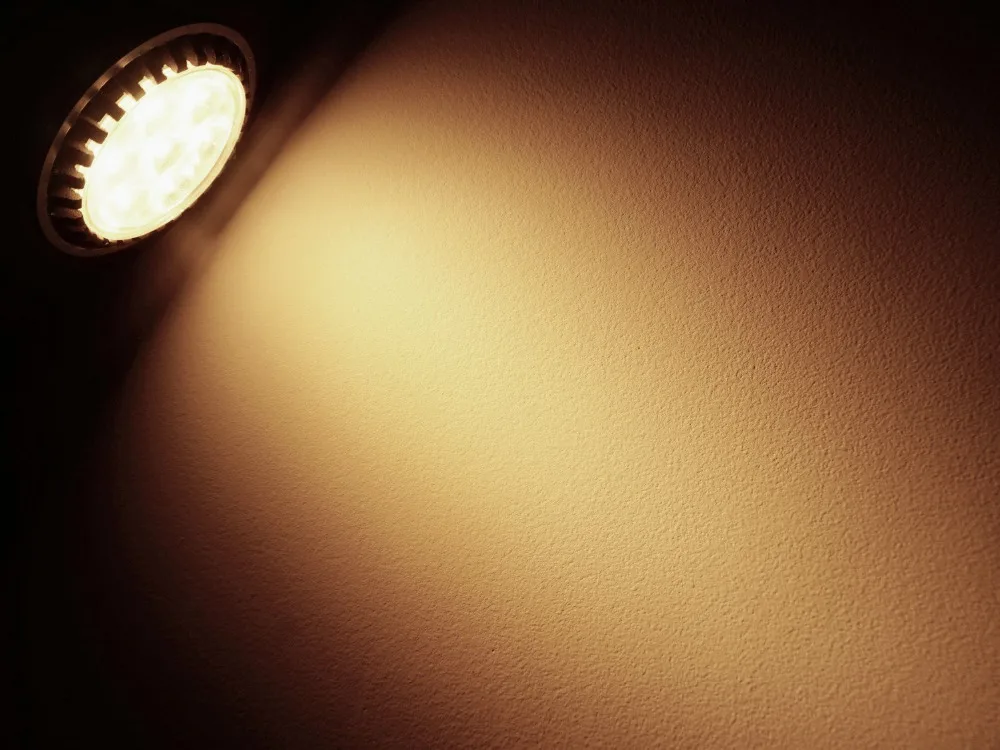5 Вт MR16 GU10 светодиодный Spotlight 120 В теплый белый 45 угол луча СВЕТОДИОДНЫЙ Би