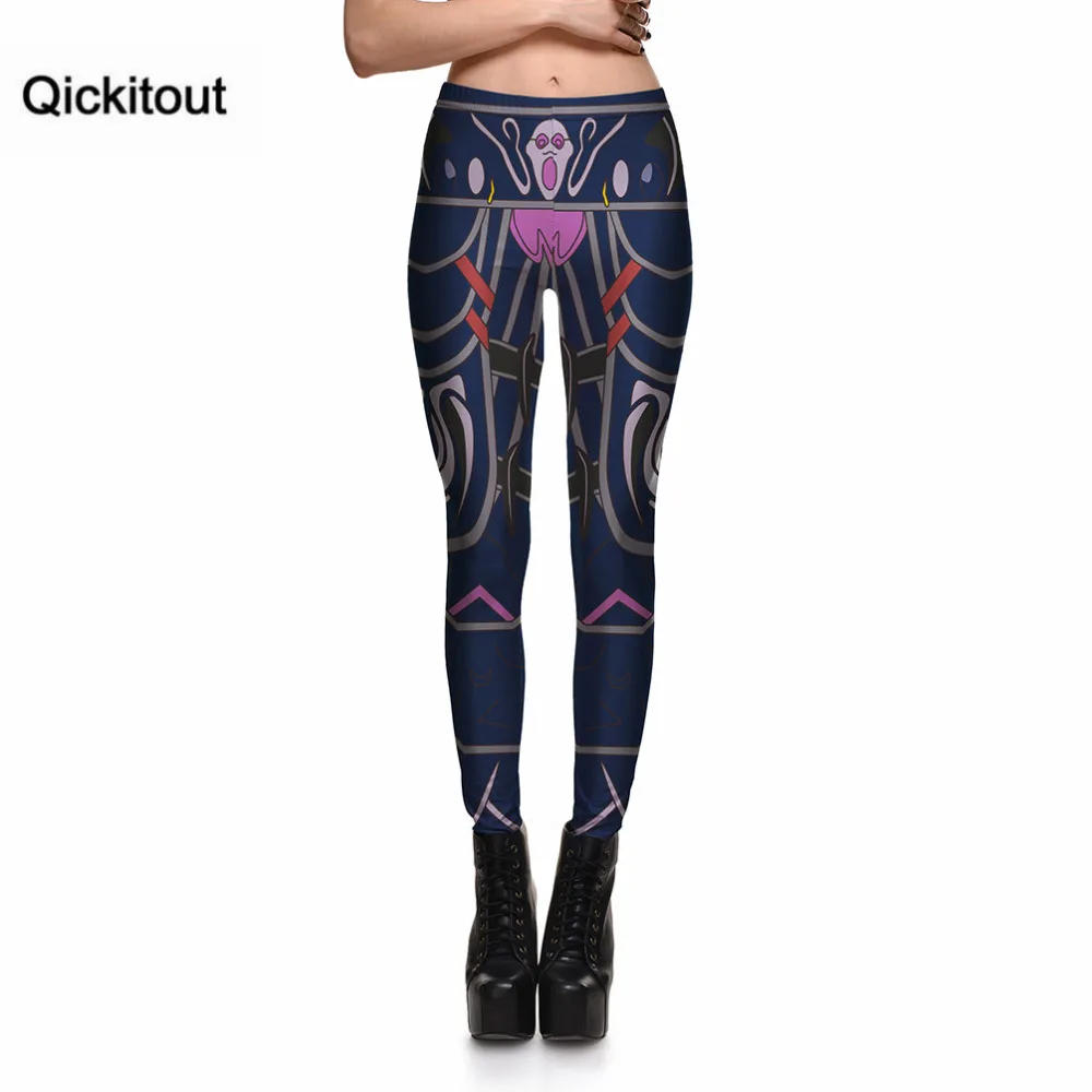 Qickitout Леггинсы для женщин Конкурентные игры Новое поступление Для Череп Уход за