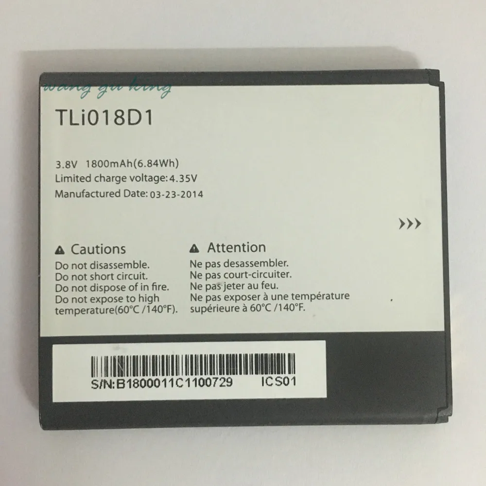 3 8 V 1800mAh TLi018D1 для Alcatel OneTouch pop (5) 5051A батареи|Аккумуляторы мобильных телефонов| |