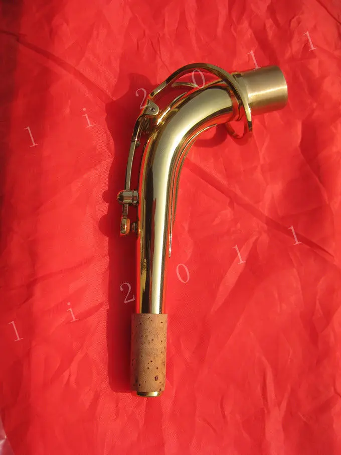 

New 1 pcs Alto saxophone neck 24.5 mm gold lacquer