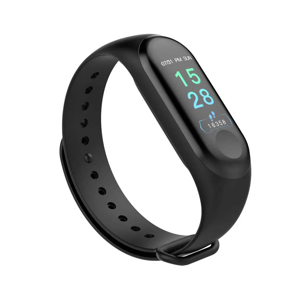 Bakeey M3 плюс Smart Band Водонепроницаемый 0 96 Multi Спорт Heart Rate крови Давление кислорода