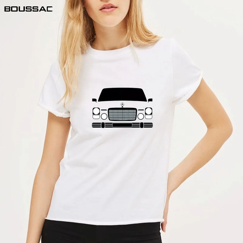 Женская одежда с мультяшным автомобилем футболки графическим принтом женские