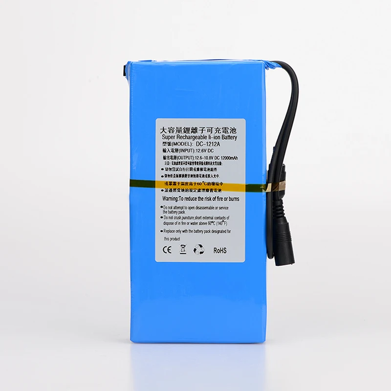 Cncool DC 12 В 12000 мАч Recahrgeable батарея Высокое качество портативный литий-ионный