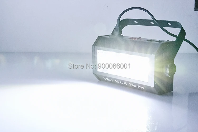 Светодиодный 100 Вт DMX 512 RGB Стробоскоп дискотечный светильник s профессиональное сценическое музыкальное оборудование dj flash белый светильник