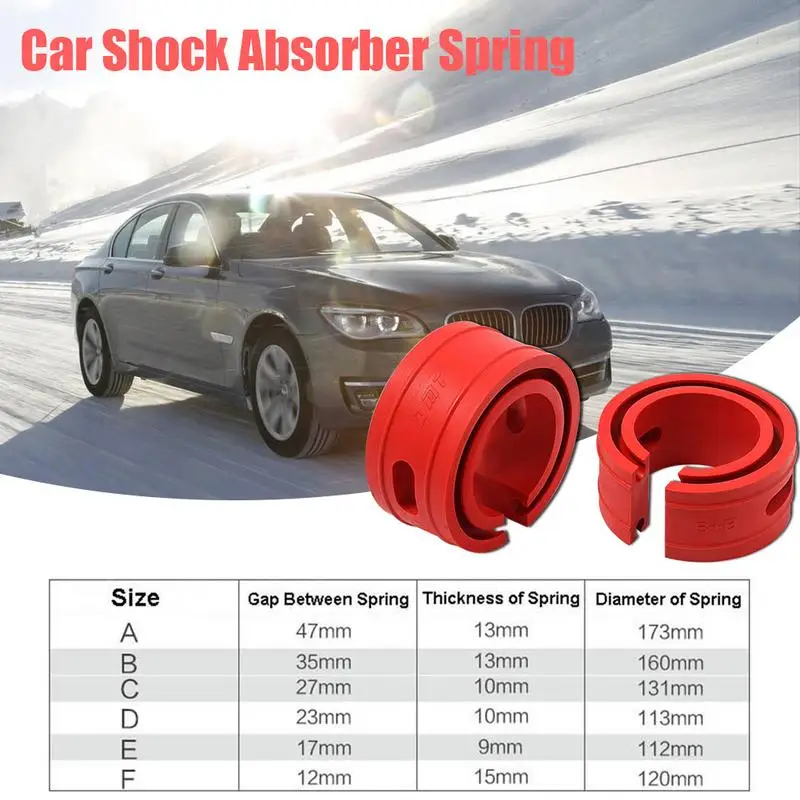 

2PCS Car Shock Absorbers Spring Bumper Power A/B/C/D/E Type Cushion Buffer Auto Springs Bumpers For Toyota Camry For Yaris