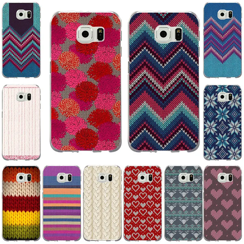 Цветной мягкий чехол из ТПУ с милым рисунком Свитера для Samsung Galaxy S3 S4 S5 Mini S6 S7 S8 S9 S10