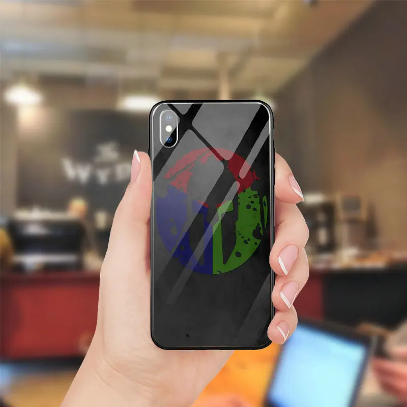 Жесткий ПК ТПУ закаленное Стекло мобильного телефона чехлы Сумки для Iphone 5 5s se X XR