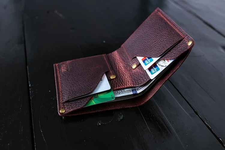 Gathersun маленький кошелек для мужчин s Би-Фолд полная зернистая кожа кредитный держатель для карт тонкая сумка для денег минималистичные кошельки мужские из натуральной кожи
