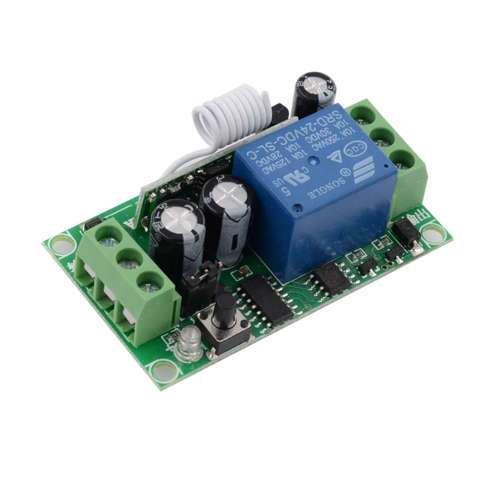 Умный дом DC 24V 1CH дистанционный переключатель 10A Реле Переключатель беспроводной