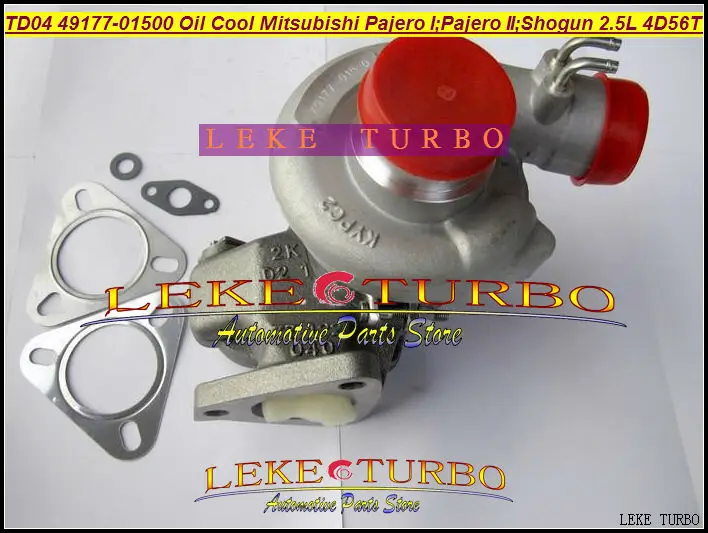 ТД04 49177-01501 4917701501 Турбокомпрессор с масляным охлаждением для Mitsubishi Pajero I 1986-90 II 90-91