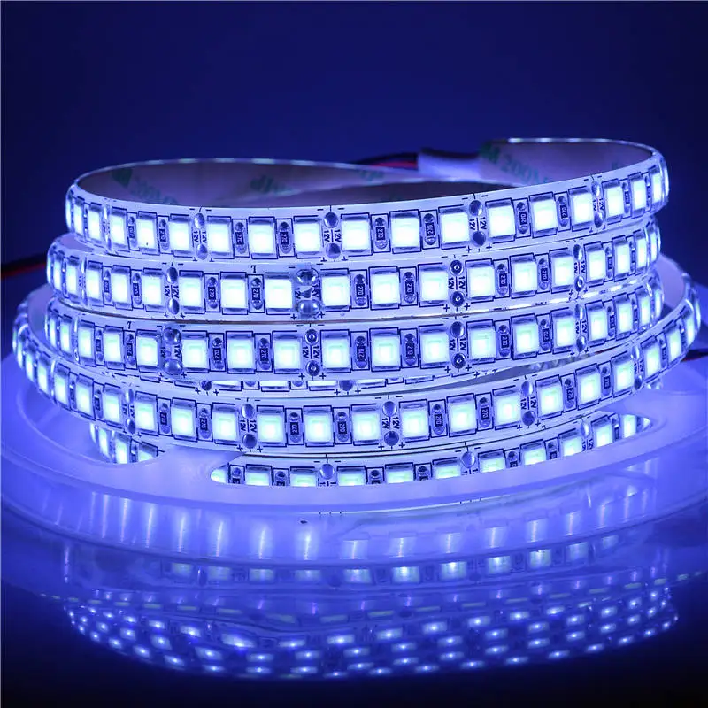 Светодиодная лента SMD 5054 12 В 5 м 300 светодиодов 600 холодный белый/теплый белый цвет
