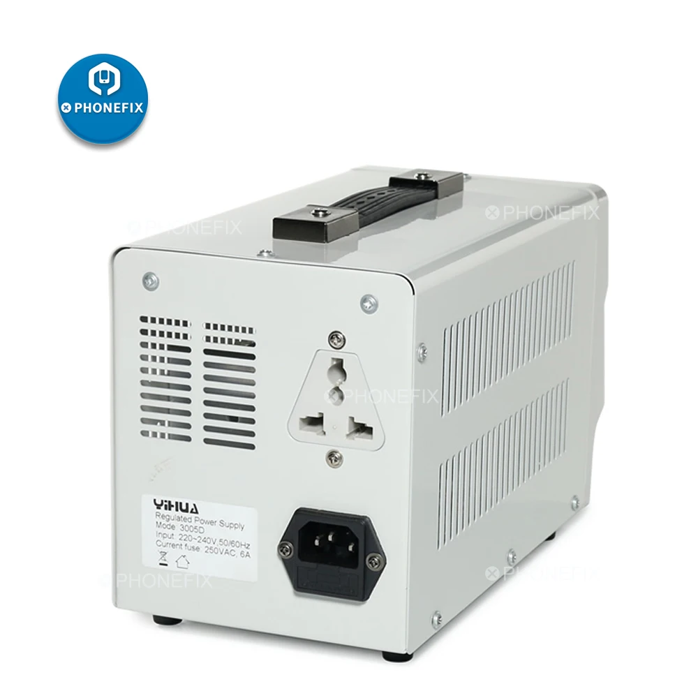 PHONEFIX YIHUA3005D 30V 5A высокое качество мини Импульсный регулируемый 220V/110V DC источник