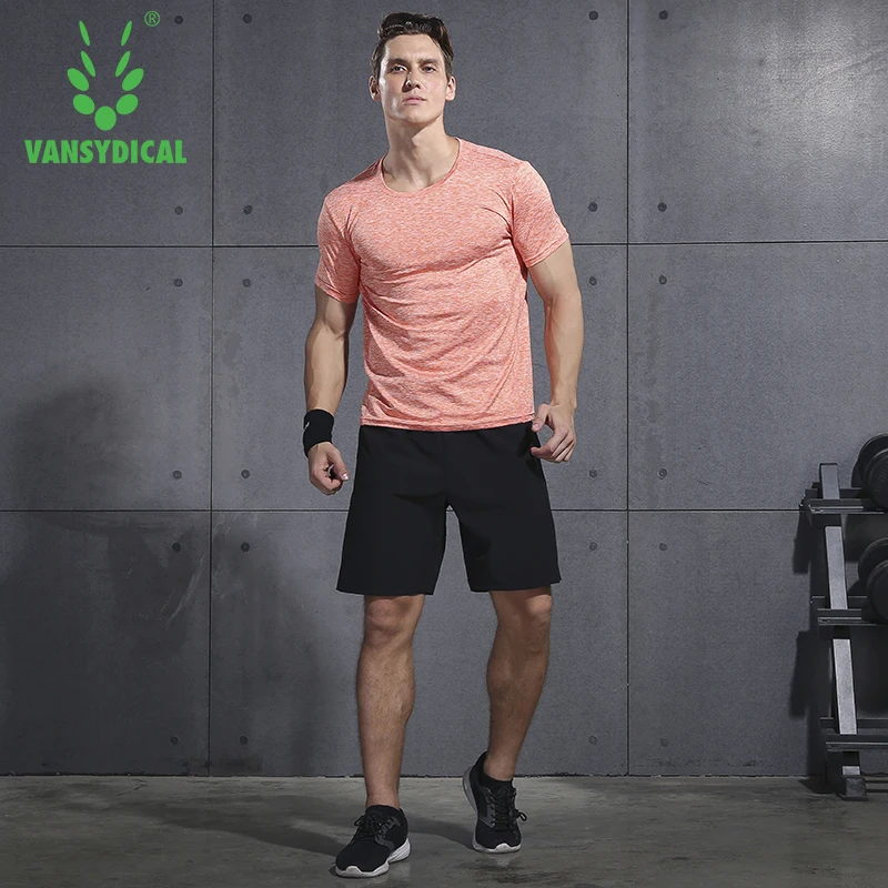 Brand Mens Sports Suits 2 Pieces Running Sets Sportswear Compression Clothes For Men Tennis Training Underwear | Спорт и развлечения