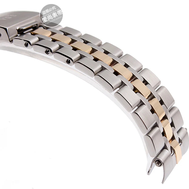 Прямая поставка с фабрики высокое качество ремешок для часов стальной ремень 18 К