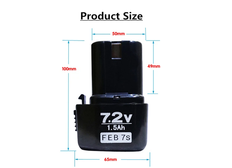 7 2 V/9 6 V/14 4 V / 18V/12V 1.5AH NI CD Перезаряжаемые и для оказания первой помощи с дрель|battery