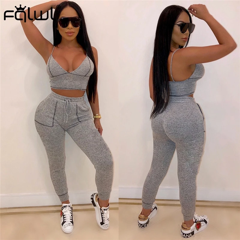 FQLWL уличная одежда для фитнеса комплект из двух предметов женский костюм