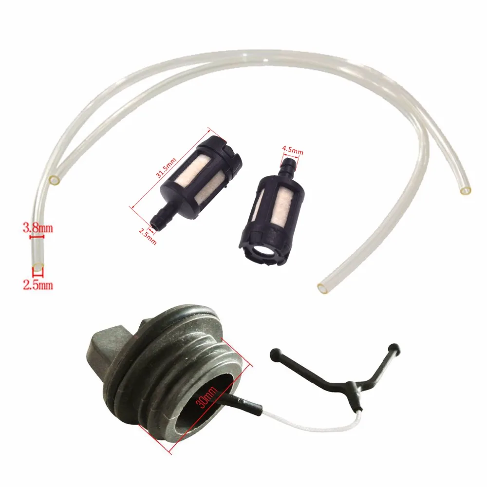 

2pcs Fuel Filter Fuel Line Fit HUSQVARNA 136 137 141 142 235 236 240 Chainsaws