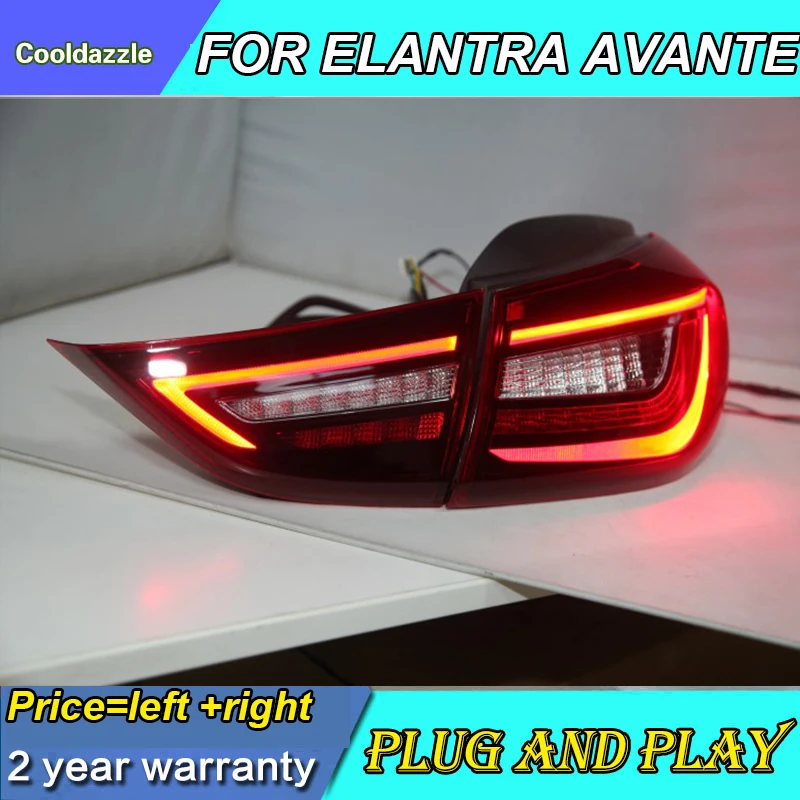Светодиодный задний фонарь светильник в сборе для Hyundai Avante i35 Elantra 2011 2012 2013 2014 год