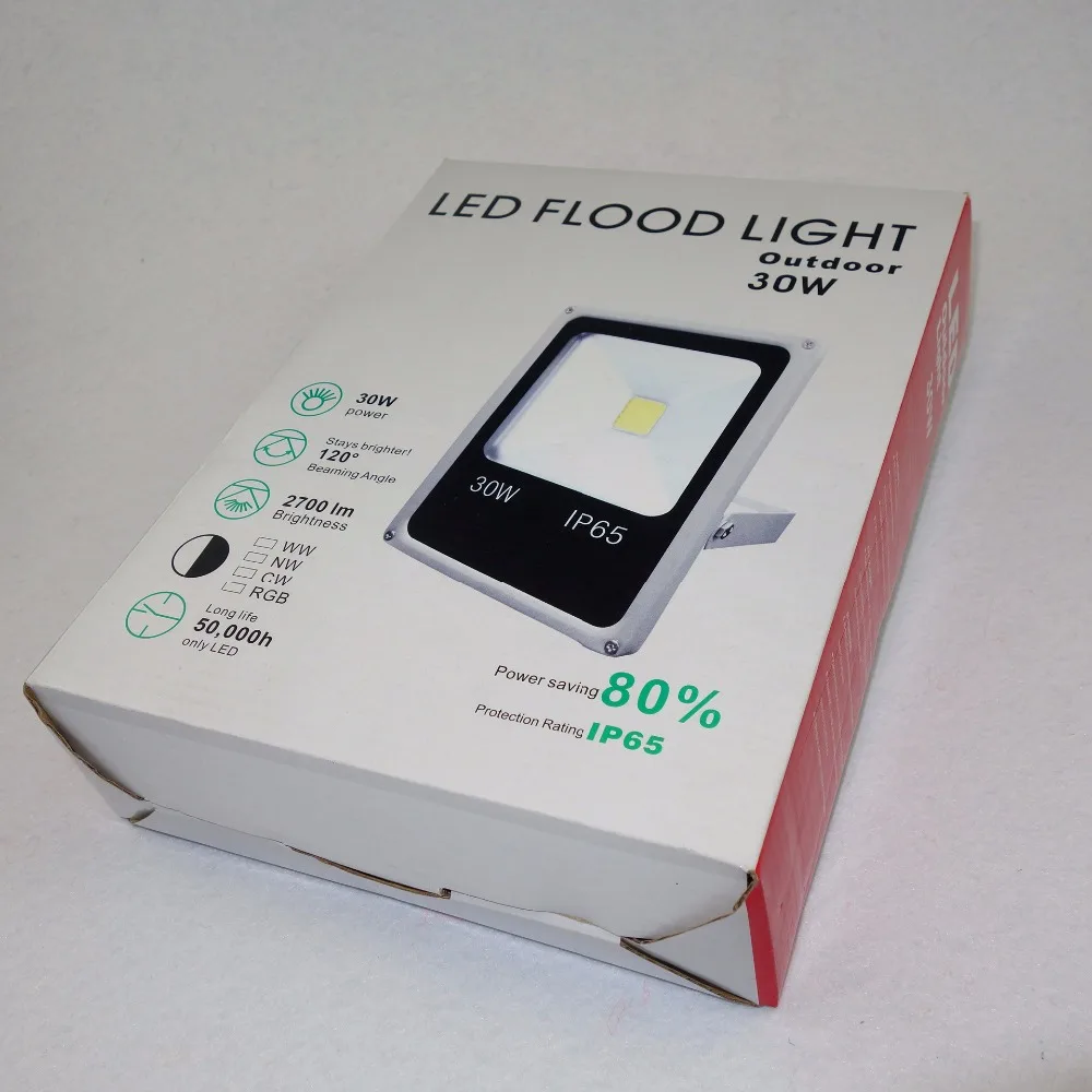 DC36V вход 30 Вт Высокая мощность led WS2811 управляемый RGB прожектор адресуемый IP65