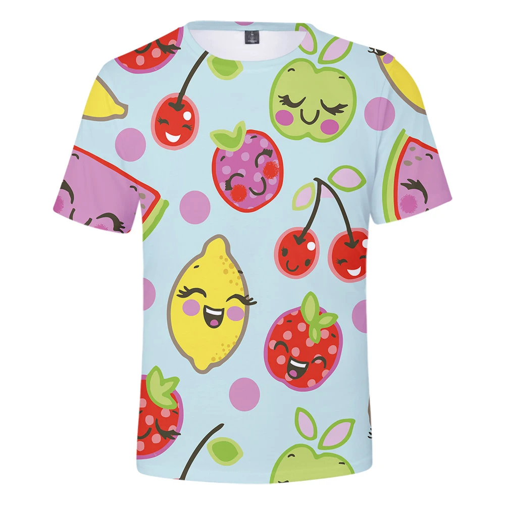 Фото 3D Printed Fruit Comfort T-Shirt Men/Women Various Code Summer Pieces Short Sleeve Spring And Fall Bright Color Cherry Мужская одежда 3D Printed Fruit Comfort T-Shirt Men/Women Various Code Summer Pieces Short Sleeve Spring And Fall Bright Color Cherry Мужская одежда