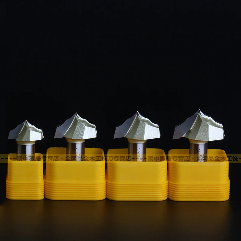 Woodworking Tools Double Roman Point-Cut Round Over Groove Arden Router Bit 1/2*7/8-22.2mm Shank - A0410178 | Инструменты