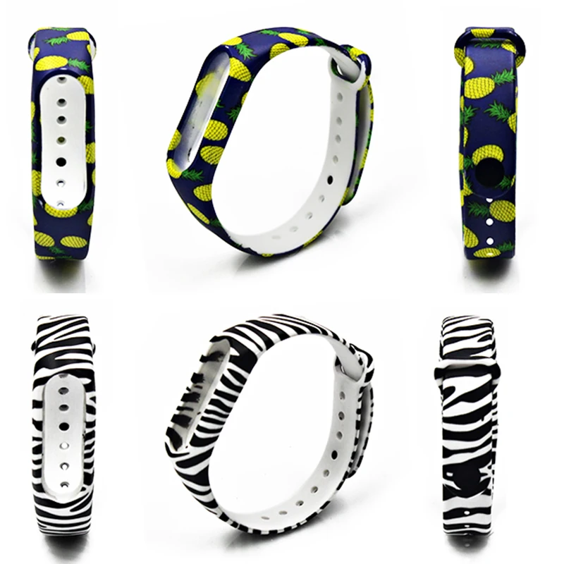 Ремешок BOORUI для Miband 2 силиконовый сменный Браслет Для xiaomi miband2 камуфляжный