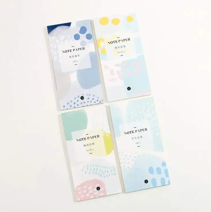 

Infeel.me Color Block Message Notes Post It Kawaii Note Memo Sheets Pad N Times Post Paper 3PCS/Lot School Supplies Stationery