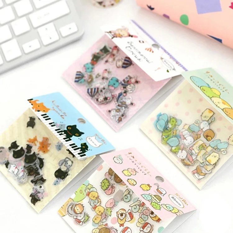 80 шт./упак. милые стикеры s для DIY Дневник Декоративные Япония мультфильм Kawaii