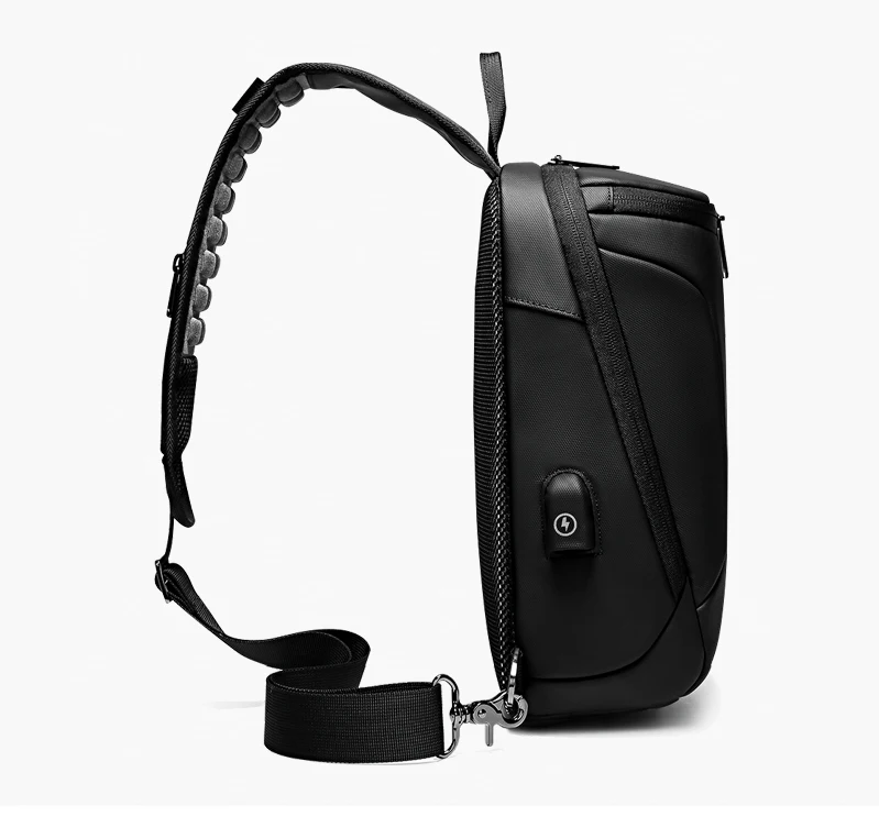 EURCOOL, новинка, сумка через плечо для 9," iPad, короткая сумка на грудь, usb зарядка, водоотталкивающая сумка через плечо, мужская сумка n1911