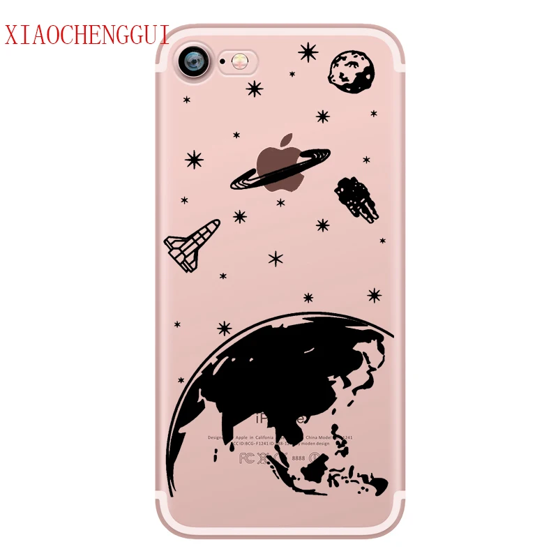 Прозрачный мягкий силиконовый чехол для iPhone 6 6S 7 8 plus 5S SE X xr xs max|cover for iphone|case covercover