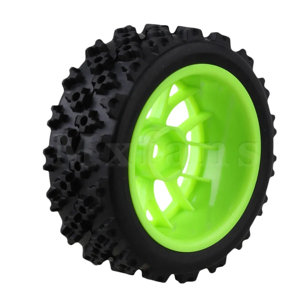 Mxfans 4 x RC 1:10 на дороге автомобиль зеленый пластиковый Y образный обод колеса +
