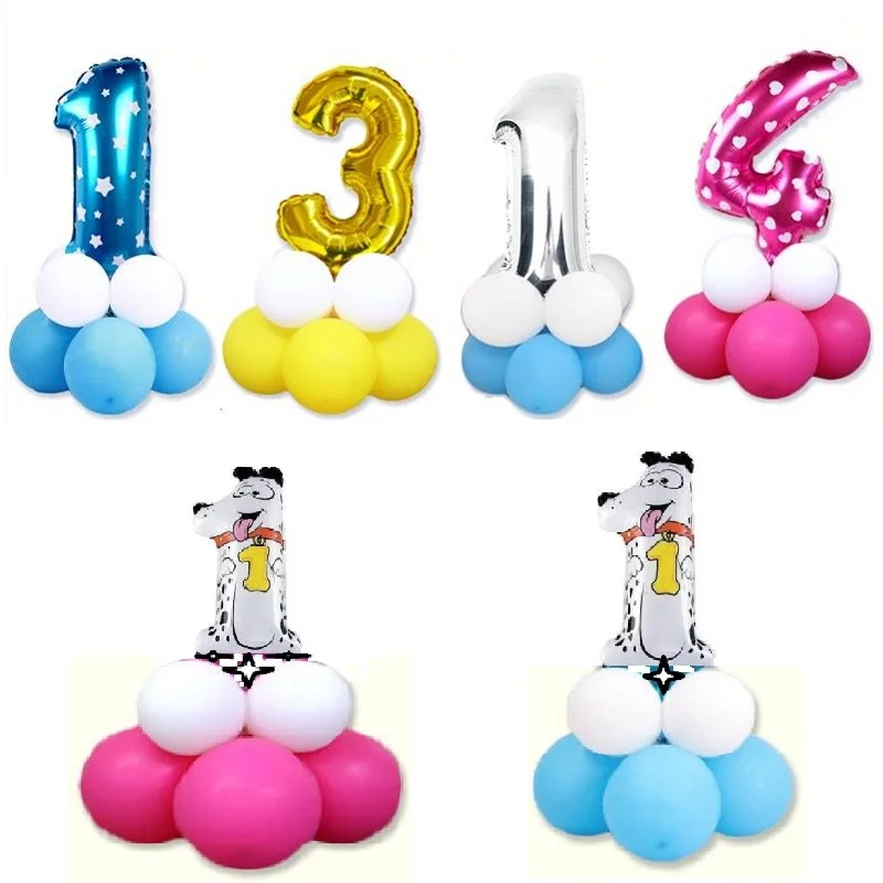 13 шт./компл. Декоративный Надувной Гелиевый шар|number balloon|toys toystoys toys |