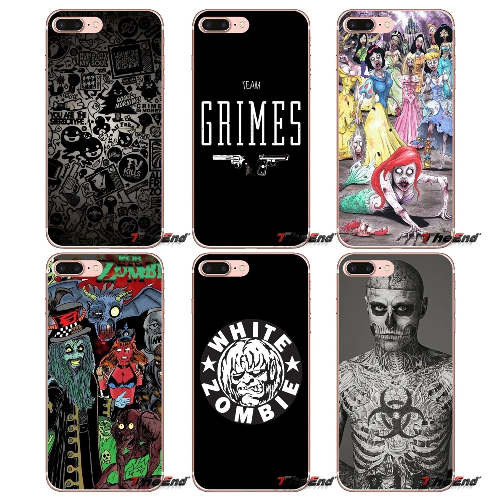 Для Samsung Galaxy S2 S3 S4 S5 MINI S6 S7 edge S8 S9 Plus Note 2 3 4 5 8 Coque Fundas белый плакат с зомби чехол для