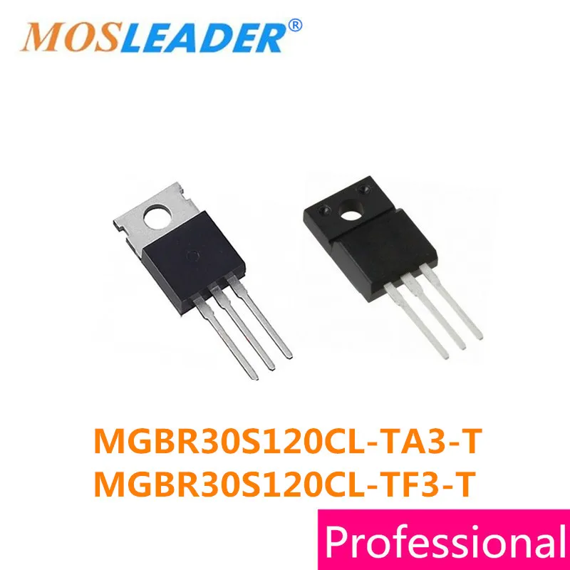 

Mosleader 50pcs TO220 MGBR30S120CL-TA3-T TO220F MGBR30S120CL-TF3-T MGBR30S120CL MGBR30S120