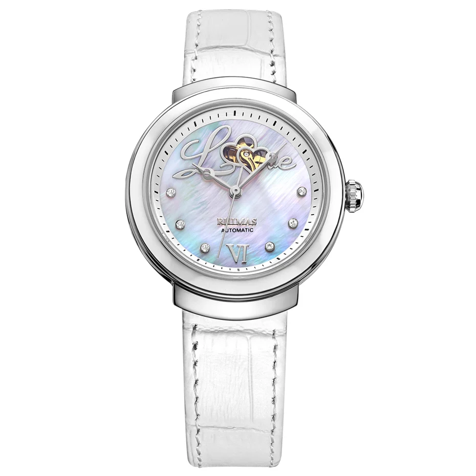 Montre Femme, автоматические часы для женщин, Топ бренд, роскошные женские платья,, модные наручные часы для девочек, повседневные водонепроницаемые часы, reloj mujer