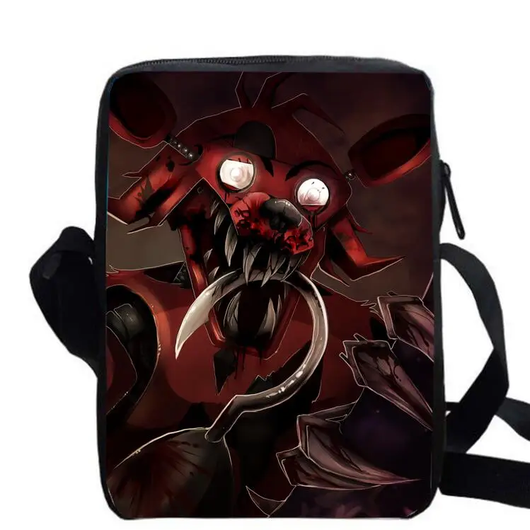 Сумка на плечо с принтом Фредди Чика Фокси Бонни заказ для девочек и мальчиков