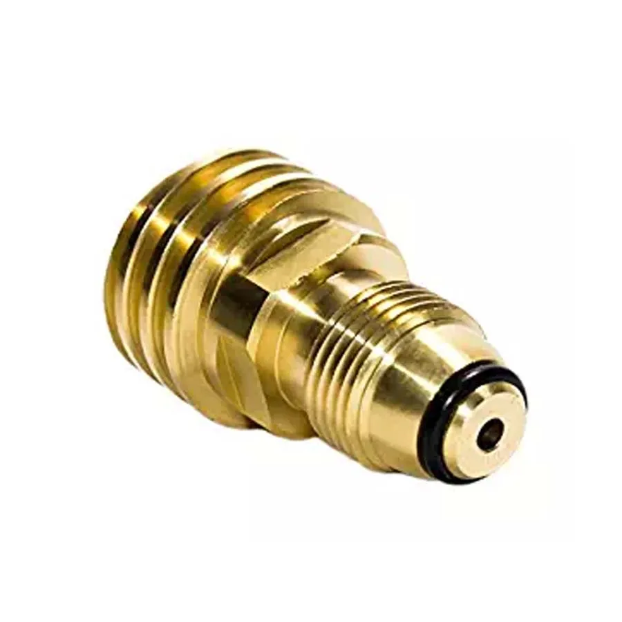 Адаптер для газового гриля преобразующий стеклянный клапан бака POL LP в QCC1/type